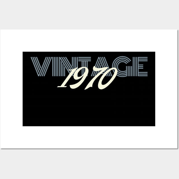 Vintage 1970 Wall Art by StarTshirts